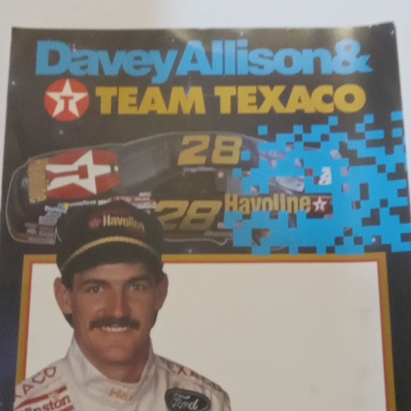 Nascar Other - Davey Allison 8x10 Photo Card